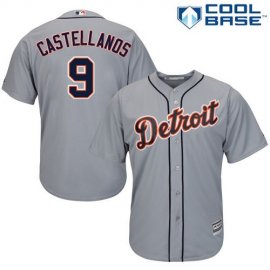 Detroit Tigers #9 Nick Castellanos Grey Cool Base Stitched Youth MLB Jersey