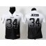 Nike Las Vegas Raiders #34 Bo Jackson White/Black Youth Stitched NFL Elite Fadeaway Fashion Jersey