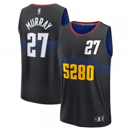 Jamal Murray Denver Nuggets Fanatics Branded Unisex 2023/24 Fast Break Jersey – Black – City Edition