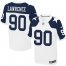 Nike Dallas Cowboys #90 Demarcus Lawrence White Thanksgiving Throwback Mens Stitched NFL Elite Jersey