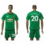 Manchester United #20 S.Romero Green Goalkeeper Soccer Club Jersey