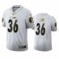 Pittsburgh Steelers #36 Jerome Bettis Mens Nike White Golden Edition Vapor Limited NFL 100 Jersey