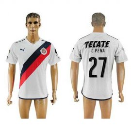 Guadalajara #27 C.Pena Away Soccer Club Jersey