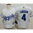 Toddler Kansas City Royals #4 Alex Gordon White Cool Base Stitched MLB Jersey