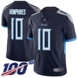 Nike Tennessee Titans #10 Adam Humphries Navy Blue Team Color Mens Stitched NFL 100th Season Vapor Limited Jersey
