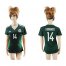 Mexico #14 J.Hernandez Home Soccer Country Jersey