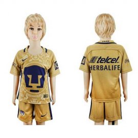 Pumas Blank Home Kid Soccer Club Jersey