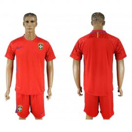 Brazil Red Goalkeeper 2018 FIFA World Cup Soccer Jersey