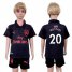Arsenal #20 Mustafi Sec Away Kid Soccer Club Jersey