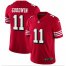 Nike San Francisco 49ers #11 Marquise Goodwin Red Team Color Mens Stitched NFL Vapor Untouchable Limited II Jersey
