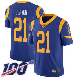 Nike Los Angeles Rams #21 Donte Deayon Royal Blue Alternate Mens Stitched NFL 100th Season Vapor Untouchable Limited Jersey