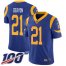 Nike Los Angeles Rams #21 Donte Deayon Royal Blue Alternate Mens Stitched NFL 100th Season Vapor Untouchable Limited Jersey