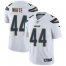 Nike Los Angeles Chargers #44 Kyzir White White Mens Stitched NFL Vapor Untouchable Limited Jersey