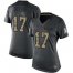 Nike Buffalo Bills #17 Josh Allen Black Womens Stitched NFL Limited 2016 Salute to Service Jersey