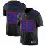 New York New York Giants #56 Lawrence Taylor Mens Nike Team Logo Dual Overlap Limited NFL Jersey Black