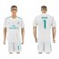 Real Madrid #1 Navas White Home Soccer Club Jersey