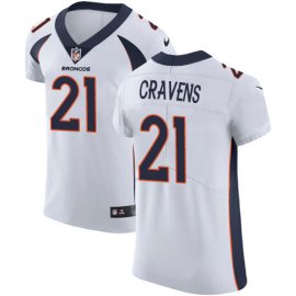 Nike Denver Broncos #21 Sua Cravens White Mens Stitched NFL Vapor Untouchable Elite Jersey