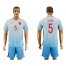 Turkey #5 Sahin Away Soccer Country Jersey
