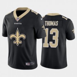 New Orleans New Orleans Saints #13 Michael Thomas Black Mens Nike Big Team Logo Vapor Limited NFL Jersey