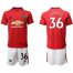 Manchester United #36 Darmian Red Home Soccer Club Jersey