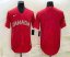 Mens Canada Baseball Blank 2023 Red World With Patch Classic Stitched Jerseys