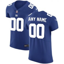 Nike New York Giants Customized Royal Blue Team Color Stitched Vapor Untouchable Elite Mens NFL Jersey