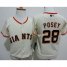 Toddler San Francisco Giants #28 Buster Posey Cream Stitched MLB Jersey