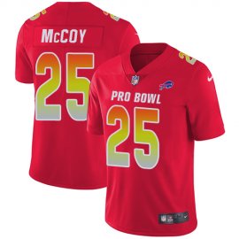 Nike Buffalo Bills #25 LeSean McCoy Red Mens Stitched NFL Limited AFC 2018 Pro Bowl Jersey