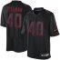 Nike Arizona Cardinals #40 Pat Tillman Black Mens Stitched NFL Impact Limited Jersey