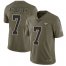 Nike New Orleans Saints #7 Morten Andersen Olive Mens Stitched NFL Limited 2017 Salute To Service Jersey