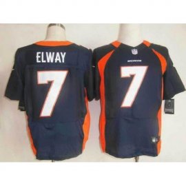 Nike Denver Broncos #7 John Elway Navy Blue Alternate Mens Stitched NFL Elite Jersey