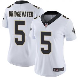 Nike New Orleans Saints #5 Teddy Bridgewater White Womens Stitched NFL Vapor Untouchable Limited Jersey