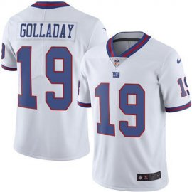 Nike New York Giants #19 Kenny Golladay White Mens Stitched NFL Limited Rush Jersey