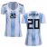Womens Argentina #20 Lo Celso Home Soccer Country Jersey