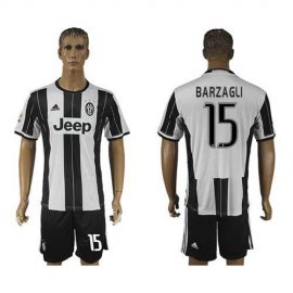 Juventus #15 Barzagli Home Soccer Club Jersey
