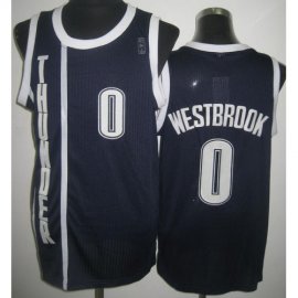 Oklahoma City Thunder #0 Russell Westbrook Blue Revolution 30 NBA Basketball Jersey Cheap