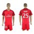 Paris Saint-Germain #25 Rabiot Red Soccer Club Jersey