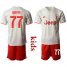 Juventus #77 Buffon Away Kid Soccer Club Jersey