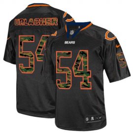 Nike Chicago Bears #54 Brian Urlacher Black Mens Stitched NFL Elite Camo Fashion Jersey