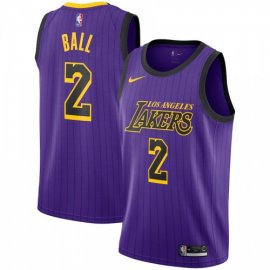 Los Angeles Lakers Lonzo Ball Nike 2018 NBA Mens City Swingman Jersey
