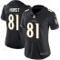 Nike Baltimore Ravens #81 Hayden Hurst Black Alternate Womens Stitched NFL Vapor Untouchable Limited Jersey