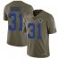 Nike Dallas Cowboys #31 Trevon Diggs Olive Youth Stitched NFL Limited 2017 Salute To Service Jersey