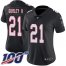 Nike Atlanta Falcons #21 Todd Gurley II Black Alternate Womens Stitched NFL 100th Season Vapor Untouchable Limited Jersey