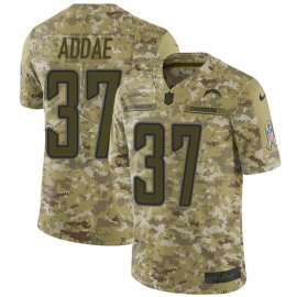 Nike Los Angeles Chargers #37 Jahleel Addae Camo Mens Stitched NFL Limited 2018 Salute To Service Jersey