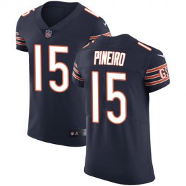 Nike Chicago Bears #15 Eddy Pineiro Navy Blue Team Color Mens Stitched NFL Vapor Untouchable Elite Jersey