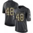Nike Baltimore Ravens #48 Patrick Queen Black Mens Stitched NFL Limited 2016 Salute to Service Jersey