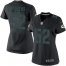 Nike Green Bay Packers #52 Clay Matthews Black Impact Womens Stitched NFL Limited Jersey