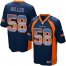 Nike Denver Broncos #58 Von Miller Navy Blue Alternate Mens Stitched NFL Limited Strobe Jersey