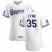 Texas Rangers #35 Lance Lynn Mens Nike White Home 2020 Authentic Patch Player MLB Jersey