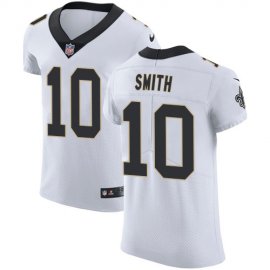 Nike New Orleans Saints #10 TreQuan Smith White Mens Stitched NFL Vapor Untouchable Elite Jersey